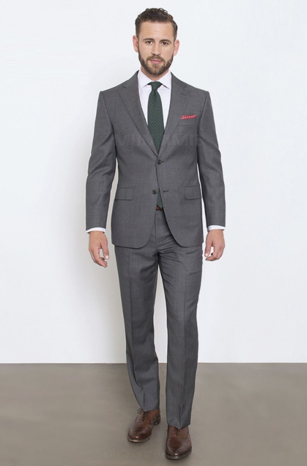 Classic Crosshatch Grey Suit